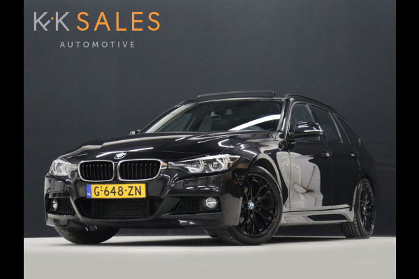 BMW 3 Serie Touring 318i M Sport [SCHUIFKANTELDAK, STOELVERWARMING, CRUISE CONTROL, ELEKTRISCHE ACHTERKLEP,  PDC ACHTER, VOL LEDER, M- STUUR, LED, NAVIGATIE, NIEUWSTAAT]