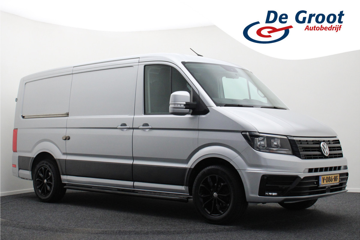 Volkswagen Crafter 30 2.0 TDI L3H2 2x Schuifdeur, Camera, Cruise, Airco, 3-Zits, Apple Carplay, Trekhaak, 18''