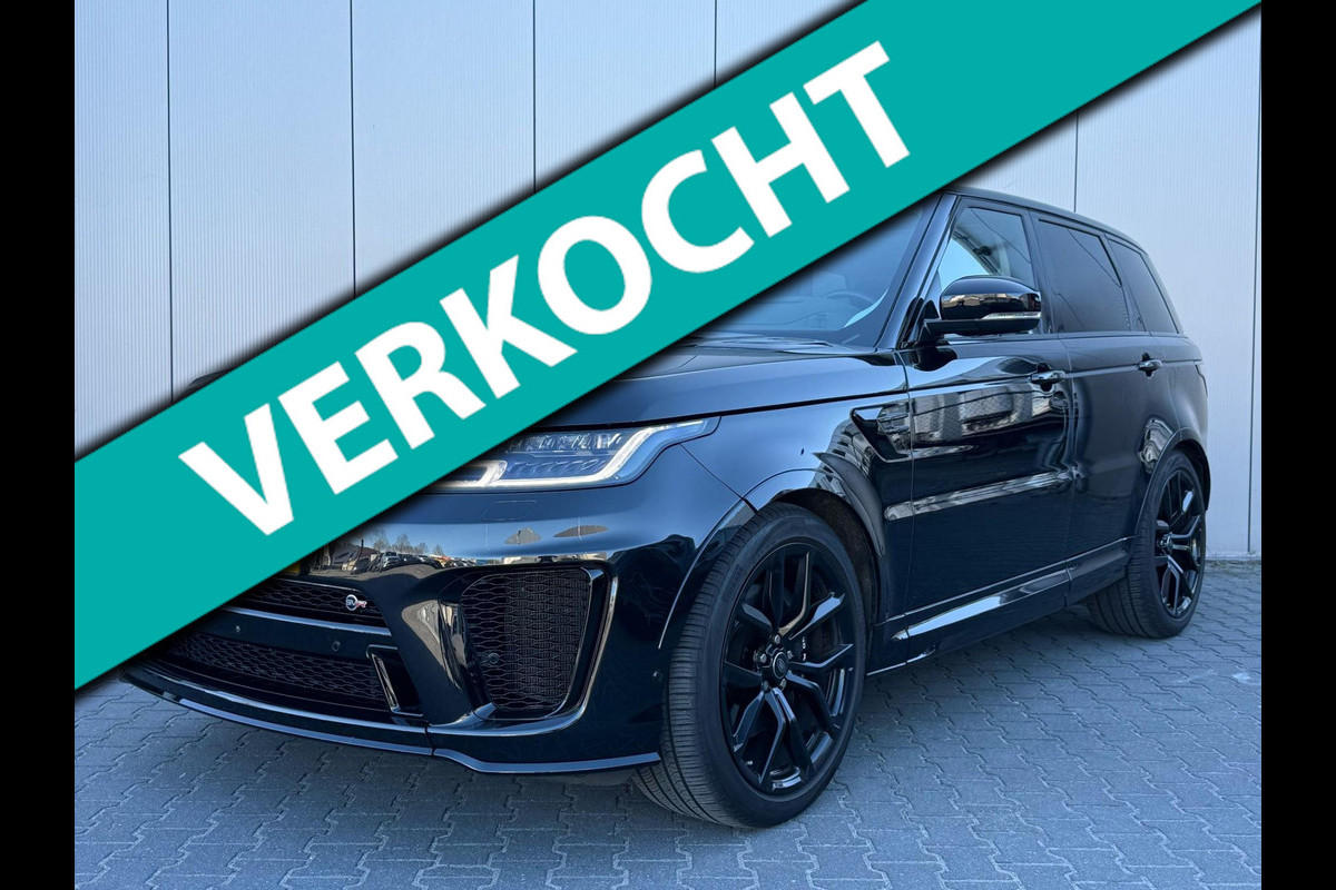 Land Rover Range Rover Sport P575 SVR / Origineel NL / Dealer onderhouden / Pano / Geventileerde stoelen Land Rover Range Rover Sport P575 SVR / Origineel NL / Dealer onderhouden / Pano / Geventileerde stoelen