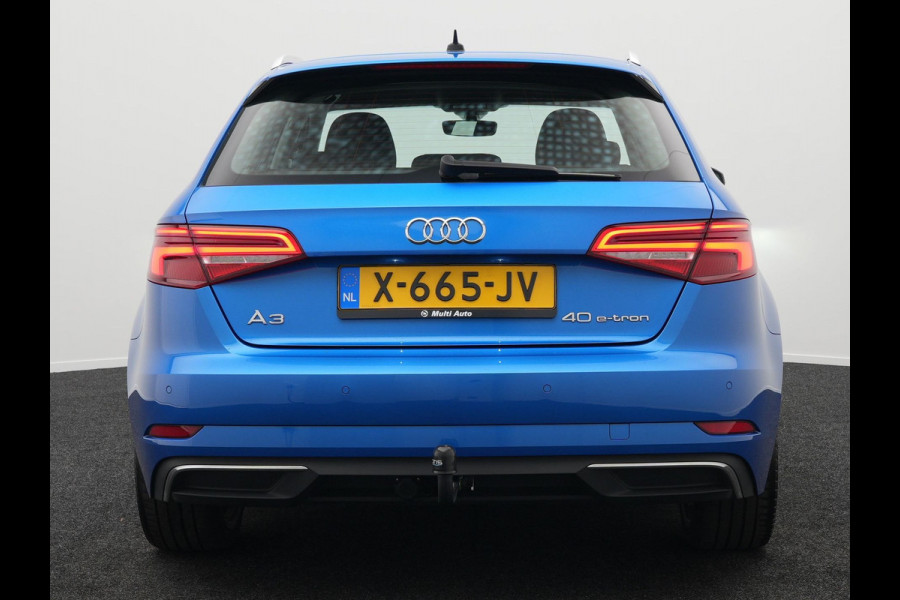 Audi A3 Sportback 40 e-tron Advance Sport Plug In Hybrid | PHEV | Trekhaak Afneembaar | Navi | Adaptive Cruise | Sportstoelen Verwarmend | Spraakbediening |