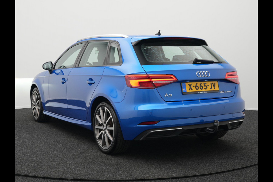Audi A3 Sportback 40 e-tron Advance Sport Plug In Hybrid | PHEV | Trekhaak Afneembaar | Navi | Adaptive Cruise | Sportstoelen Verwarmend | Spraakbediening |