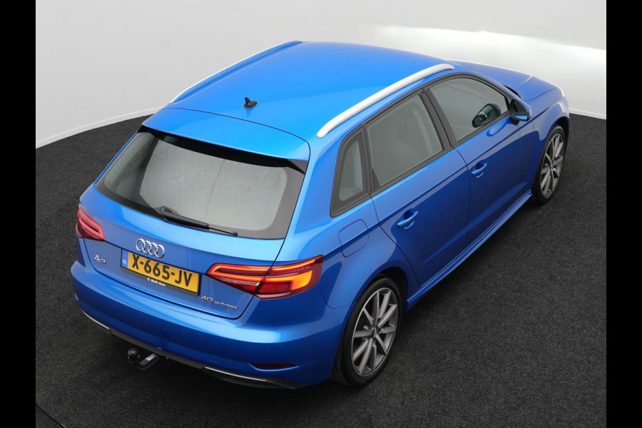 Audi A3 Sportback 40 e-tron Advance Sport Plug In Hybrid | PHEV | Trekhaak Afneembaar | Navi | Adaptive Cruise | Sportstoelen Verwarmend | Spraakbediening |
