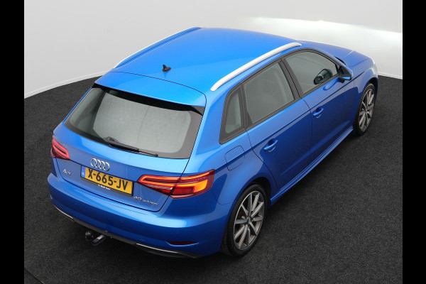 Audi A3 Sportback 40 e-tron Advance Sport Plug In Hybrid | PHEV | Trekhaak Afneembaar | Navi | Adaptive Cruise | Sportstoelen Verwarmend | Spraakbediening |