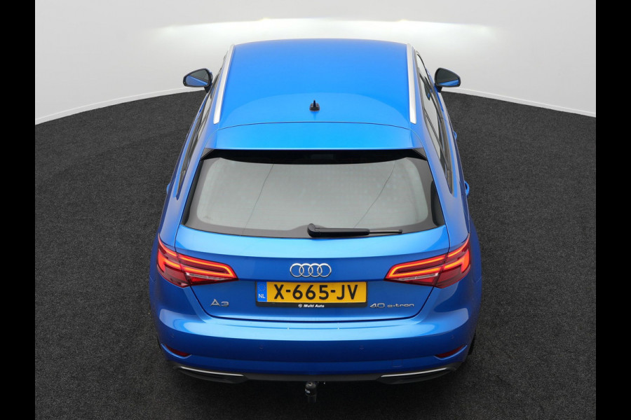 Audi A3 Sportback 40 e-tron Advance Sport Plug In Hybrid | PHEV | Trekhaak Afneembaar | Navi | Adaptive Cruise | Sportstoelen Verwarmend | Spraakbediening |