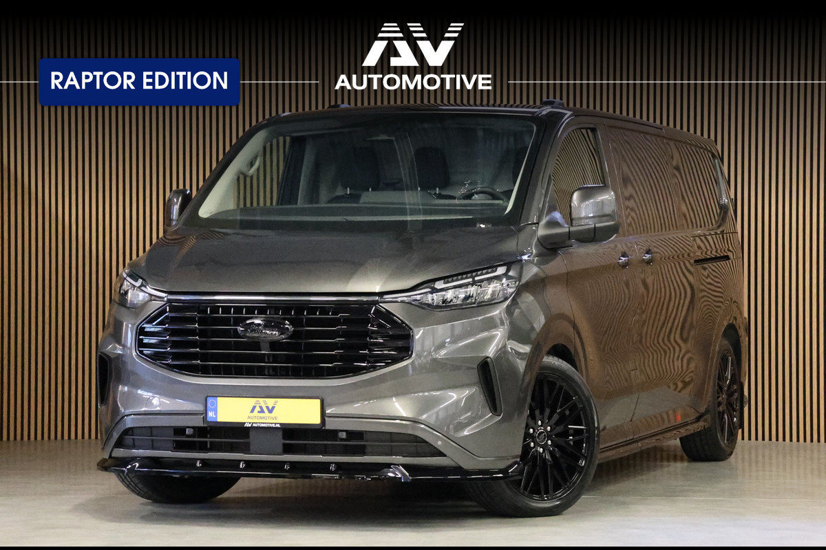 Ford Transit Custom 300 2.0 TDCI 170 PK L2H1 Limited | L+R Schuifdeur | ACC | Blind Spot | Camera | Lane Assist | Stoelverwarming | CarPlay | Naviga | Raptor Edition | Trekhaak | 3-Zitter | MODELJAAR 2025 | Verlengde fabrieksgarantie tot 12-2029 Ford Transit Custom 300 2.0 TDCI 170 PK L2H1 Limited | L+R Schuifdeur | ACC | Blind Spot | Camera | Lane Assist | Stoelverwarming | CarPlay | Naviga | Raptor Edition | Trekhaak | 3-Zitter | MODELJAAR 2025 | Verlengde fabrieksgarantie tot 12-2029