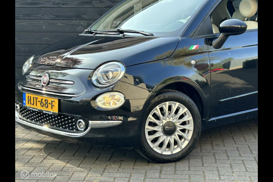 Fiat 500 1.0 Hybrid Rockstar Vol Lederen Bekleding / Clima / groot scherm carplay / Panodak / 56.460 KM!!