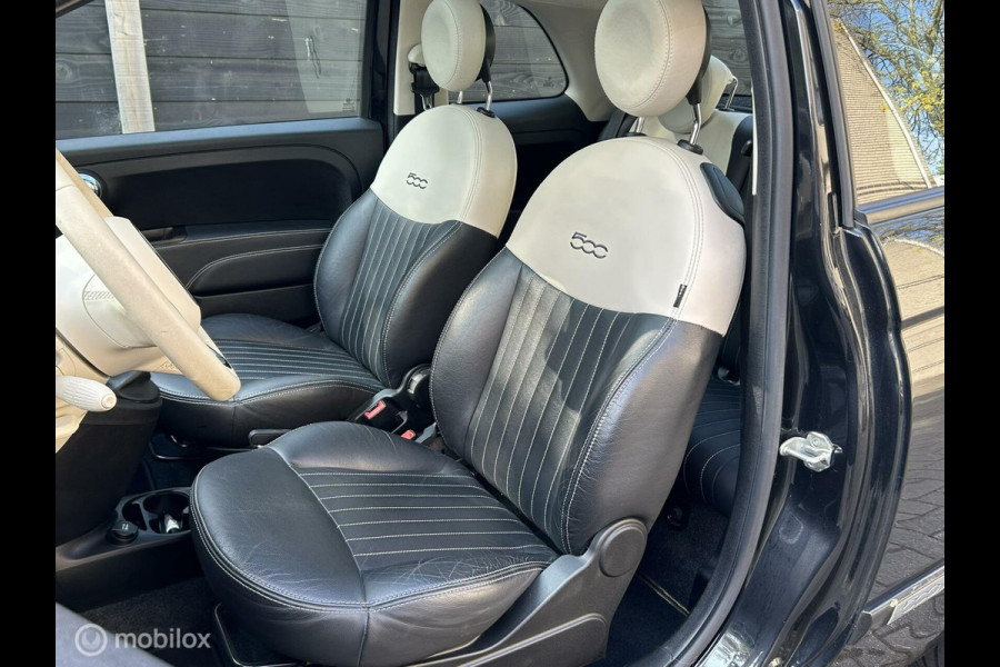 Fiat 500 1.0 Hybrid Rockstar Vol Lederen Bekleding / Clima / groot scherm carplay / Panodak / 56.460 KM!!