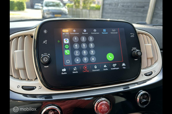 Fiat 500 1.0 Hybrid Rockstar Vol Lederen Bekleding / Clima / groot scherm carplay / Panodak / 56.460 KM!!