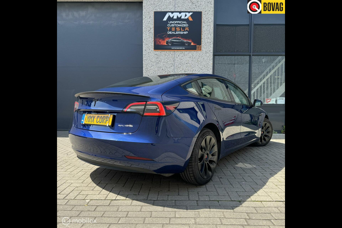 Tesla Model 3 Long Range 78kwh BLAUW MMX PACK