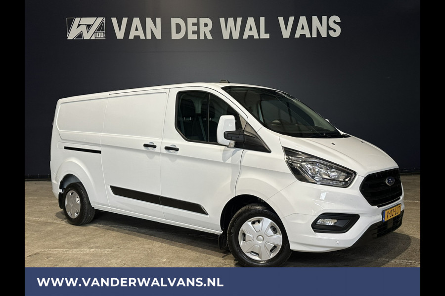 Ford Transit Custom 2.0 TDCI 131pk L2H1 Euro6 Airco | Cruisecontrol | LED | Verwarmde voorruit | Parkeersensoren, Bijrijdersbank, 2800kg Trekvermogen