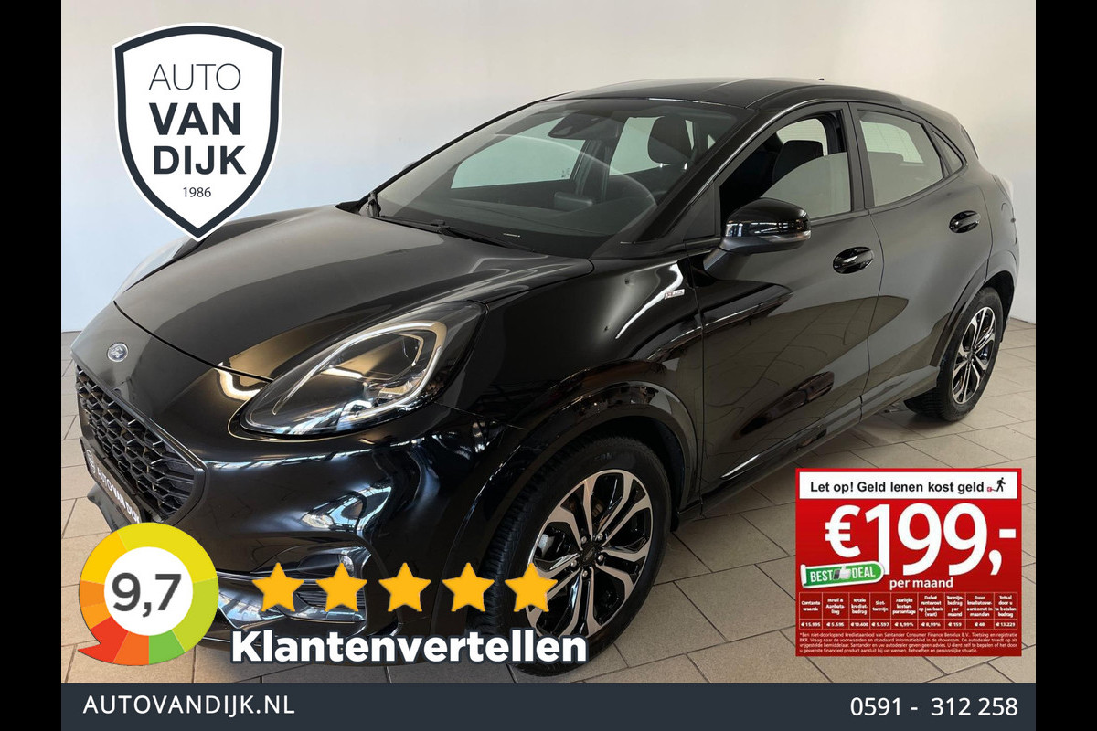 Ford Puma 1.0 EcoBoost Hybrid ST-Line AIRCO NAVI CRUISE STUURVER STOELVERW VELGEN MULTI STUUR NIEUWSTAAT Ford Puma 1.0 EcoBoost Hybrid ST-Line AIRCO NAVI CRUISE STUURVER STOELVERW VELGEN MULTI STUUR NIEUWSTAAT