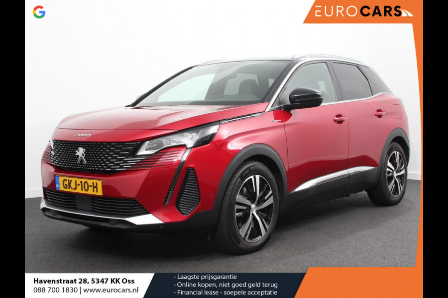 Peugeot 3008 1.6 HYbrid4 300 Blue Lease GT Climate control Adaptive cruise control Parkeersensoren Camera LED Apple Carplay/ Android Auto Keyless Navigatie
