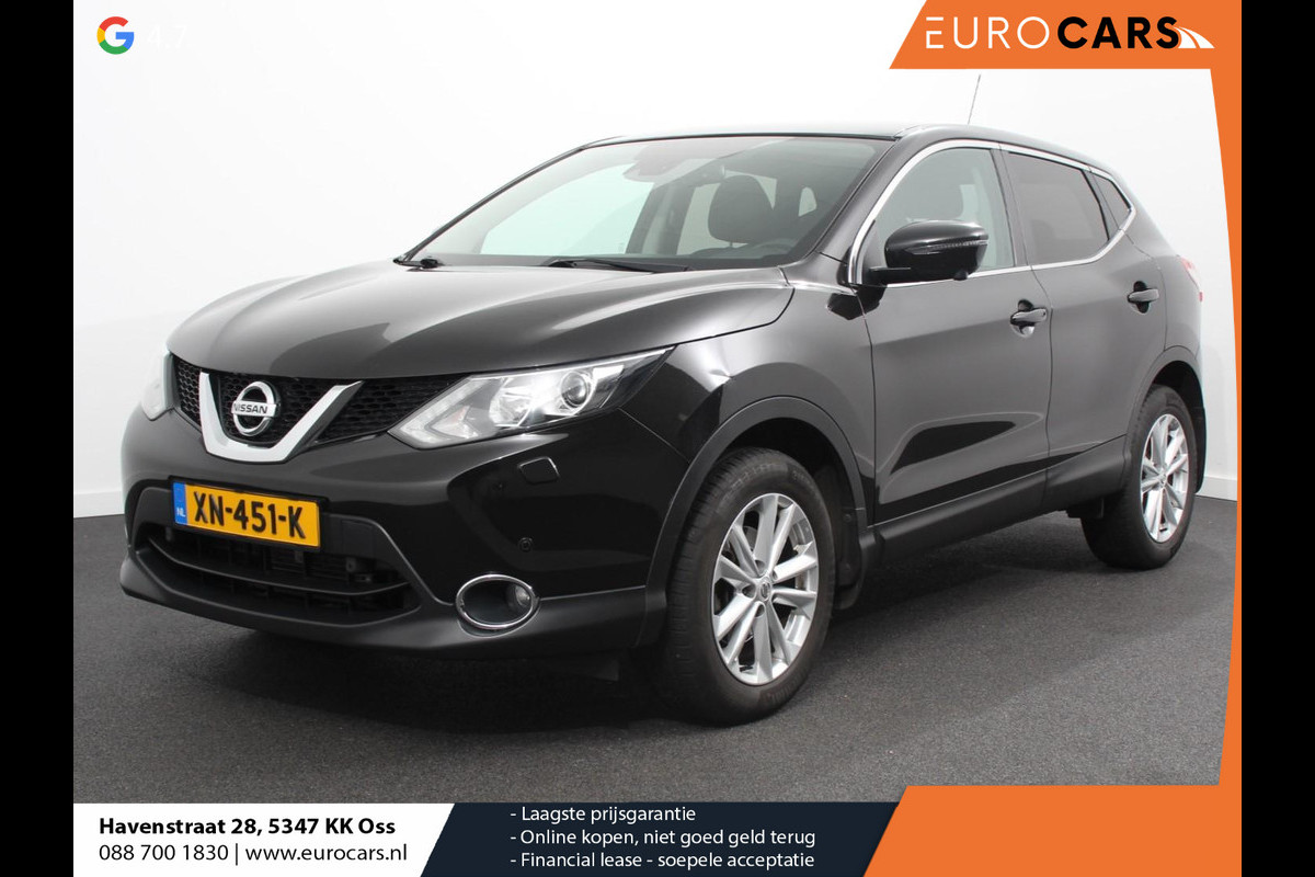 Nissan QASHQAI 1.2 Automaat Acenta Climate control Cruise control Parkeersensoren Navigatie LED Trekhaak Stoelverwarming Lichtmetalen velgen Nissan QASHQAI 1.2 Automaat Acenta Climate control Cruise control Parkeersensoren Navigatie LED Trekhaak Stoelverwarming Lichtmetalen velgen