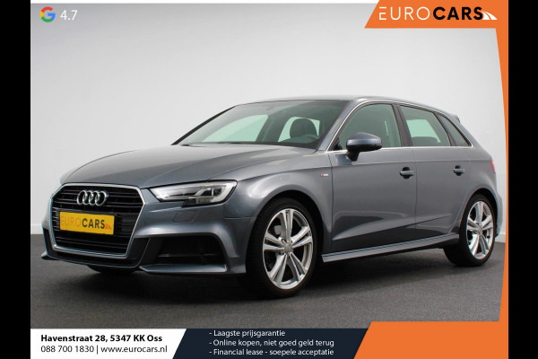 Audi A3 Sportback 35 TFSI 150pk Automaat S-Line Sport Climate Control Parkeer sensoren Full Led Stoelverwarming Lichtmetalen Velgen