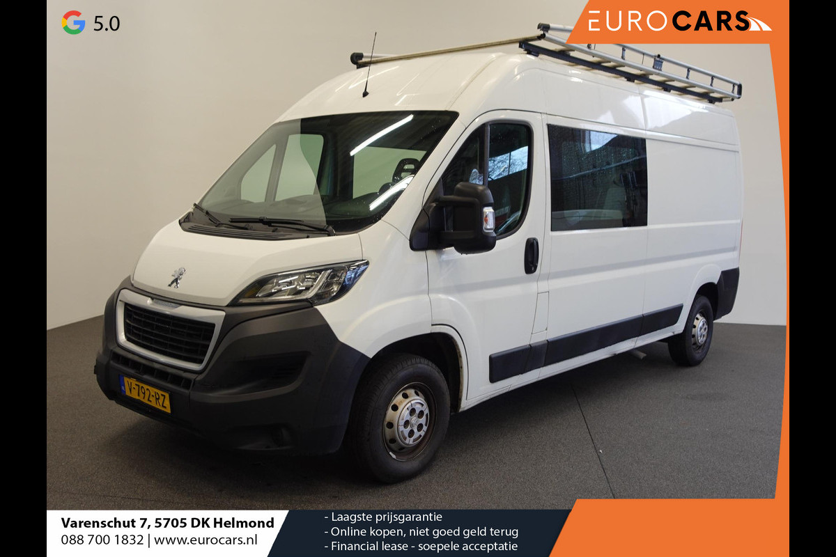 Peugeot Boxer 2.0 BlueHDI L3H2 Dubbele cabine Airco Navi Trekhaak Imperiaal Trap Peugeot Boxer 2.0 BlueHDI L3H2 Dubbele cabine Airco Navi Trekhaak Imperiaal Trap