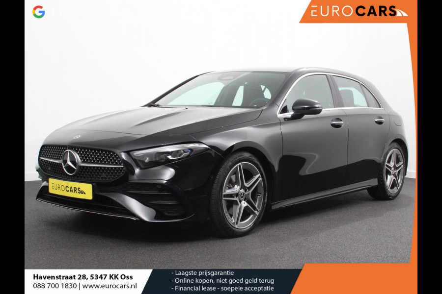 Mercedes-Benz A-Klasse 200 AMG Line Achteruitrij camera Verwarmde voorstoelen Navigatie LED Climate control Adaptieve cruise control Parkeersensoren Apple Carplay & Android Auto