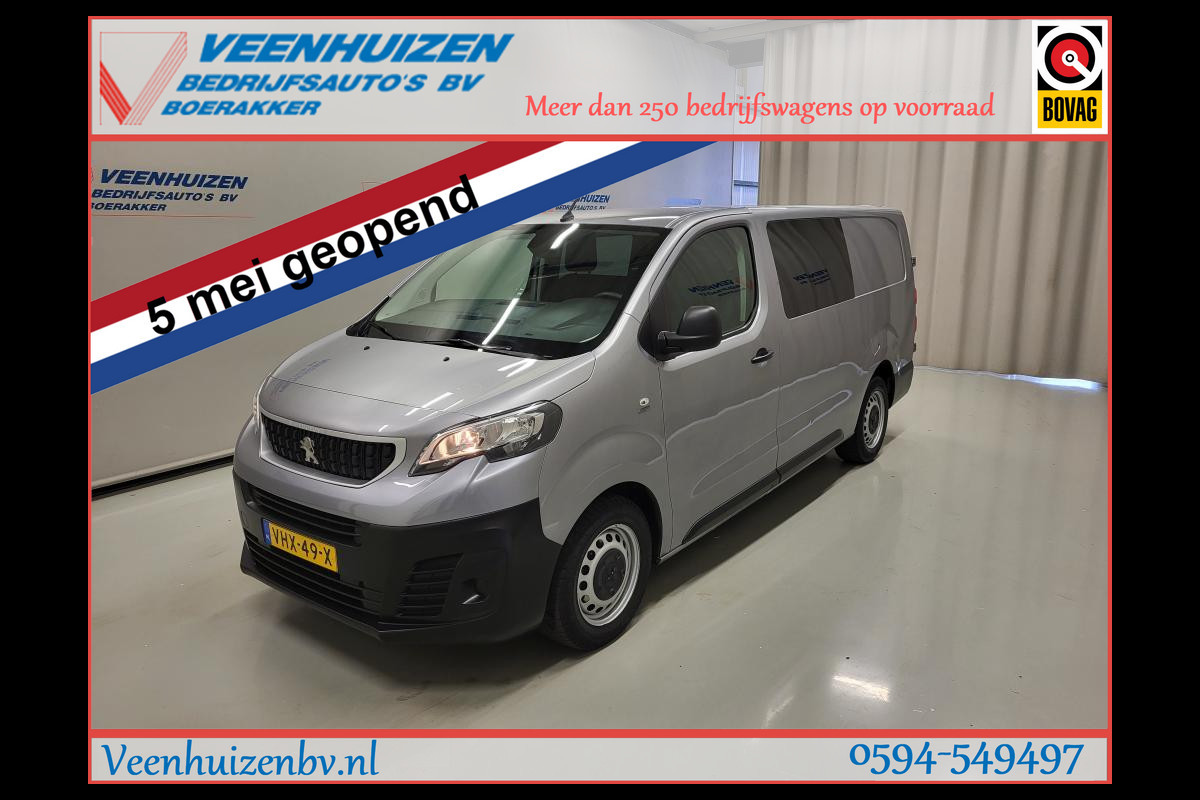 Peugeot Expert 2.0BlueHDI L3/H1 Dubbele Cabine Euro 6! Peugeot Expert 2.0BlueHDI L3/H1 Dubbele Cabine Euro 6!