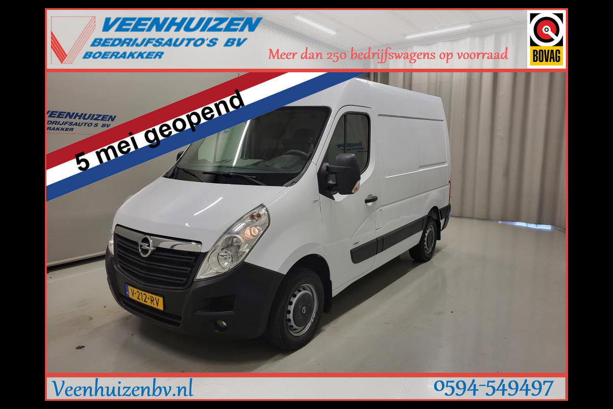 Opel Movano 2.3CDTI 130pk L1/H2 Euro 6! Opel Movano 2.3CDTI 130pk L1/H2 Euro 6!