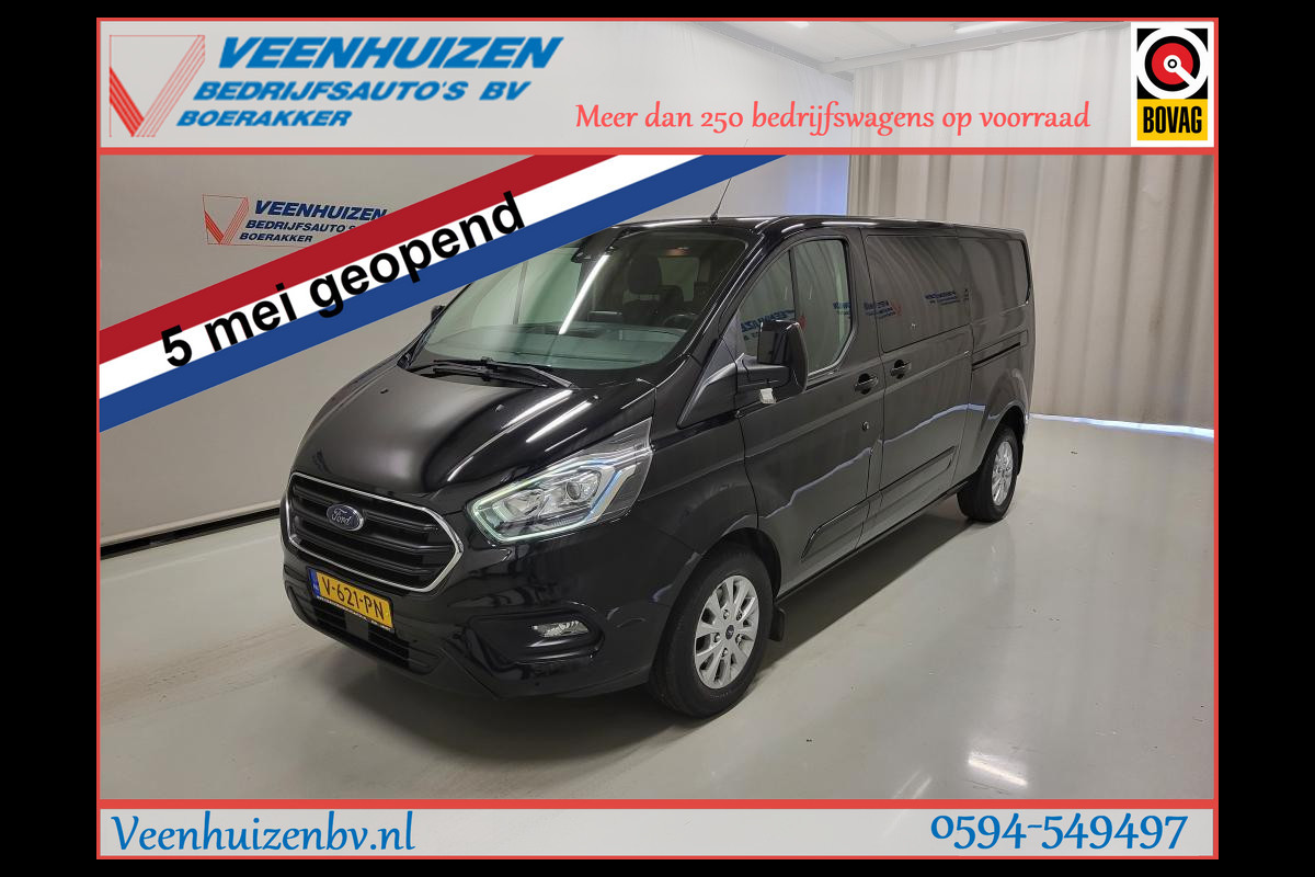 Ford Transit Custom 2.0TDCI 130pk L2/H1 Dubbele Cabine Automaat Euro 6!