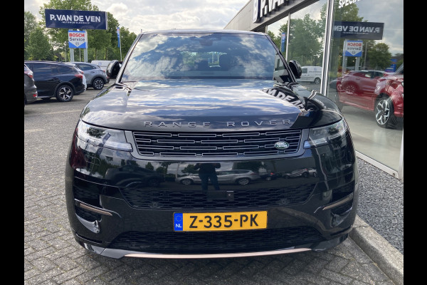 Land Rover Range Rover Sport P460e Dynamic SE PHEV | Direct leverbaar! NL auto | 23” ‘Style 1075’ | Pano schuif-/kanteldak [041CZ] | Meridian™ 3D Surround [025MN] | Walnut houtfineer [088UM] | Elek. trekhaak [028LD] | Cold Climate Pack [072BI