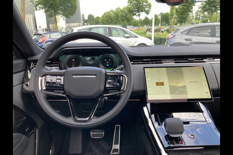 Land Rover Range Rover Sport P460e Dynamic SE PHEV | Direct leverbaar! NL auto | 23” ‘Style 1075’ | Pano schuif-/kanteldak [041CZ] | Meridian™ 3D Surround [025MN] | Walnut houtfineer [088UM] | Elek. trekhaak [028LD] | Cold Climate Pack [072BI