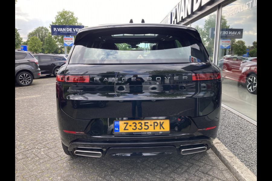Land Rover Range Rover Sport P460e Dynamic SE PHEV | Direct leverbaar! NL auto | 23” ‘Style 1075’ | Pano schuif-/kanteldak [041CZ] | Meridian™ 3D Surround [025MN] | Walnut houtfineer [088UM] | Elek. trekhaak [028LD] | Cold Climate Pack [072BI