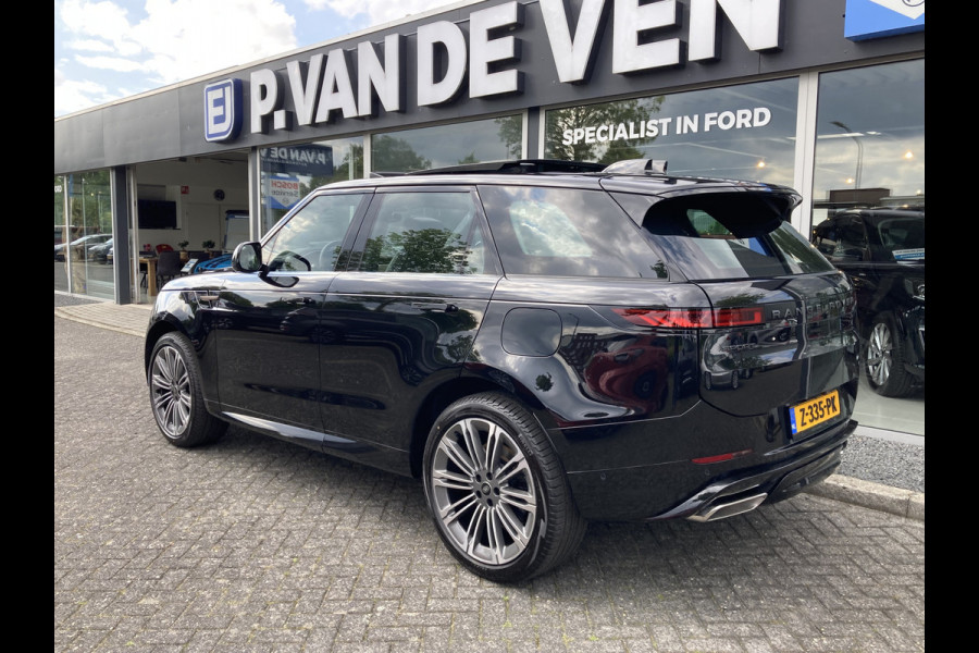 Land Rover Range Rover Sport P460e Dynamic SE PHEV | Direct leverbaar! NL auto | 23” ‘Style 1075’ | Pano schuif-/kanteldak [041CZ] | Meridian™ 3D Surround [025MN] | Walnut houtfineer [088UM] | Elek. trekhaak [028LD] | Cold Climate Pack [072BI