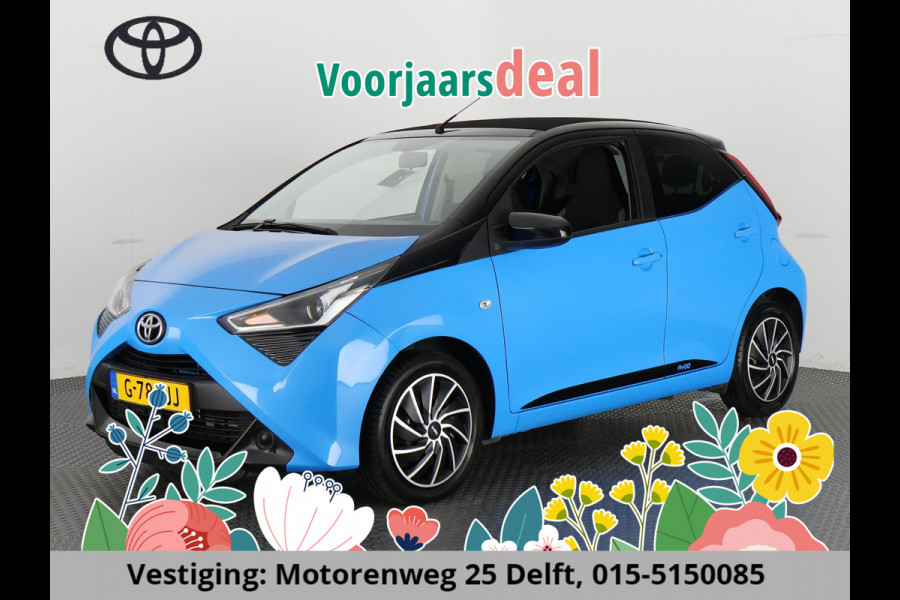 Toyota Aygo 1.0 VVT-i X CABRIOLET BITONE AUTOMAAT BIJNA 2020.AIRCO.CARPLAY NAVIGATIE.GARANTIE TOT 10-2029
