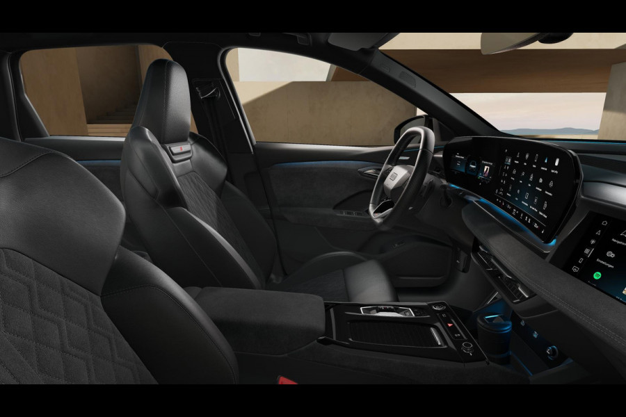 Audi Q6 e-tron S edition performance 100 kWh trekhaak, adaptive cruise control, panoramadak, adaptive air suspension, privacy glass