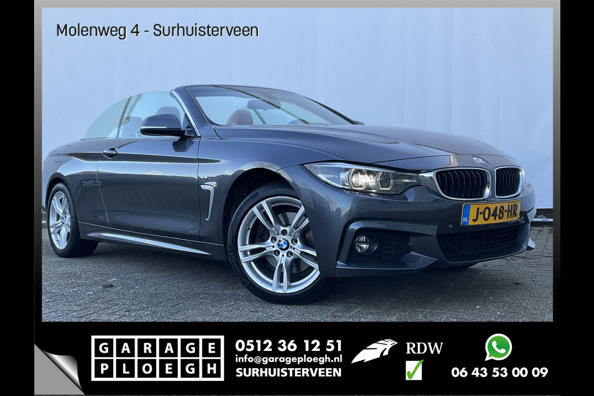 BMW 4 Serie Cabrio 430i 252pk xDrive M-Sport Leer+Sportzetels Stoelverw Xenon High Executive BMW 4 Serie Cabrio 430i 252pk xDrive M-Sport Leer+Sportzetels Stoelverw Xenon High Executive