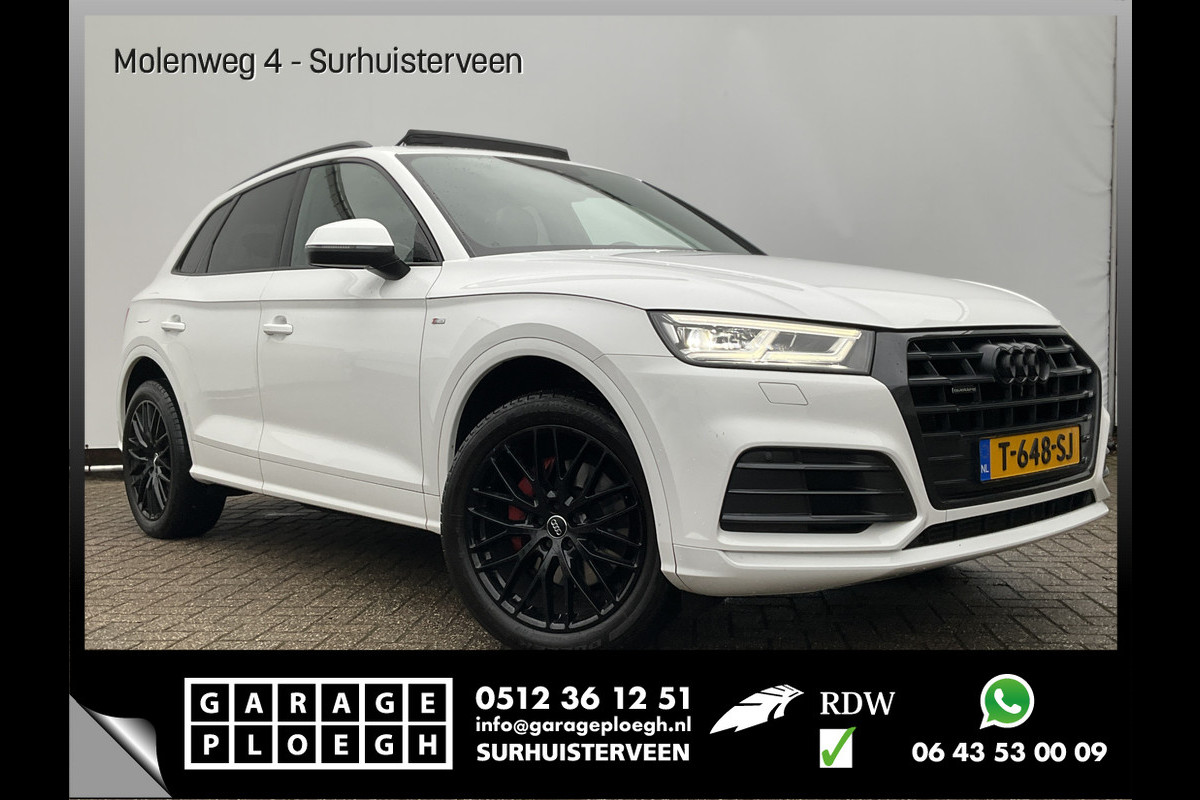 Audi Q5 3.0 TDI 286pk Quattro Sport S Line Black Edition Pano Leer Virtual-Cockpit Bommetje! Audi Q5 3.0 TDI 286pk Quattro Sport S Line Black Edition Pano Leer Virtual-Cockpit Bommetje!