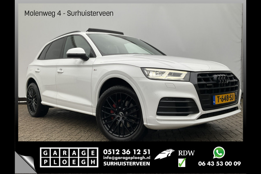 Audi Q5 3.0 TDI 6-Cil 286pk Quattro Sport S Line Black Edition Pano Leer Virtual-Cockpit Bommetje!