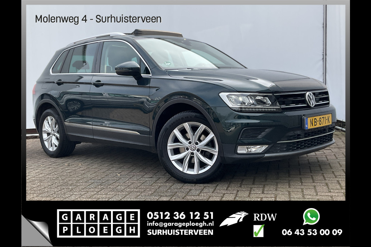Volkswagen Tiguan 1.4 TSI Autom Pano/Schuif Virtual Cockp Stoelverw+massage Navi Highline Volkswagen Tiguan 1.4 TSI Autom Pano/Schuif Virtual Cockp Stoelverw+massage Navi Highline