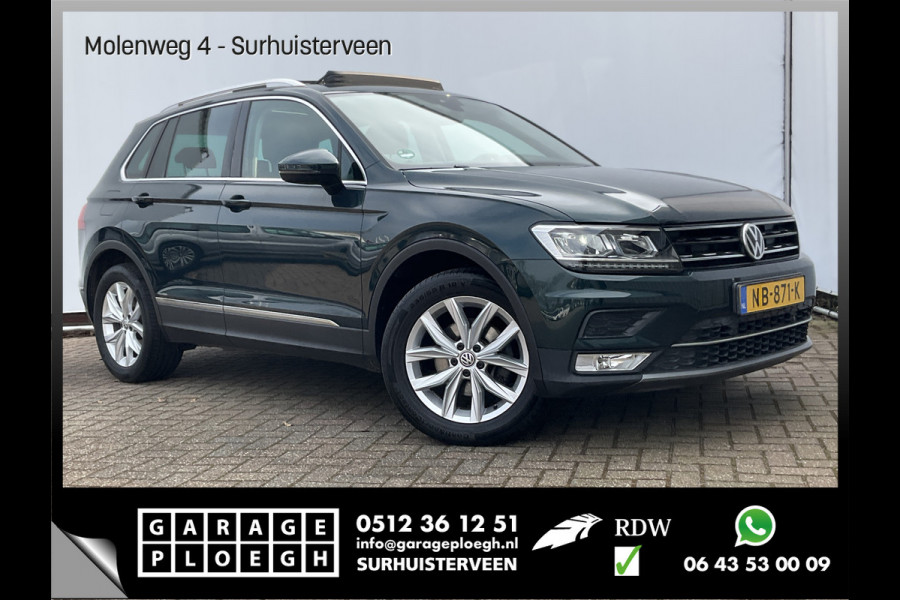 Volkswagen Tiguan 1.4 TSI Autom Pano/Schuif Virtual Cockp Stoelverw+massage Navi Highline