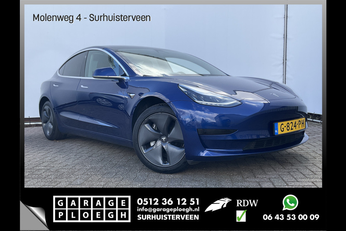 Tesla Model 3 RWD Plus Incl.BTW Autopilot Pano Leer Navi Camera 60 kWh Tesla Model 3 RWD Plus Incl.BTW Autopilot Pano Leer Navi Camera 60 kWh