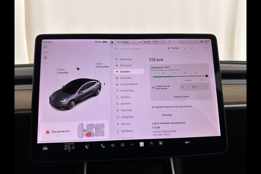 Tesla Model 3 Standard RWD Plus 60 kWh [ 3-Fase ] (INCL-BTW) Aut. *PANO | AUTO-PILOT | NAPPA-LEATHER | KEYLESS | FULL-LED | MEMORY-PACK | SURROUND-VIEW | DAB | CARPLAY | DIGI-COCKPIT | LANE-ASSIST | HEATED-COMFORT-SEATS | 19"ALU*