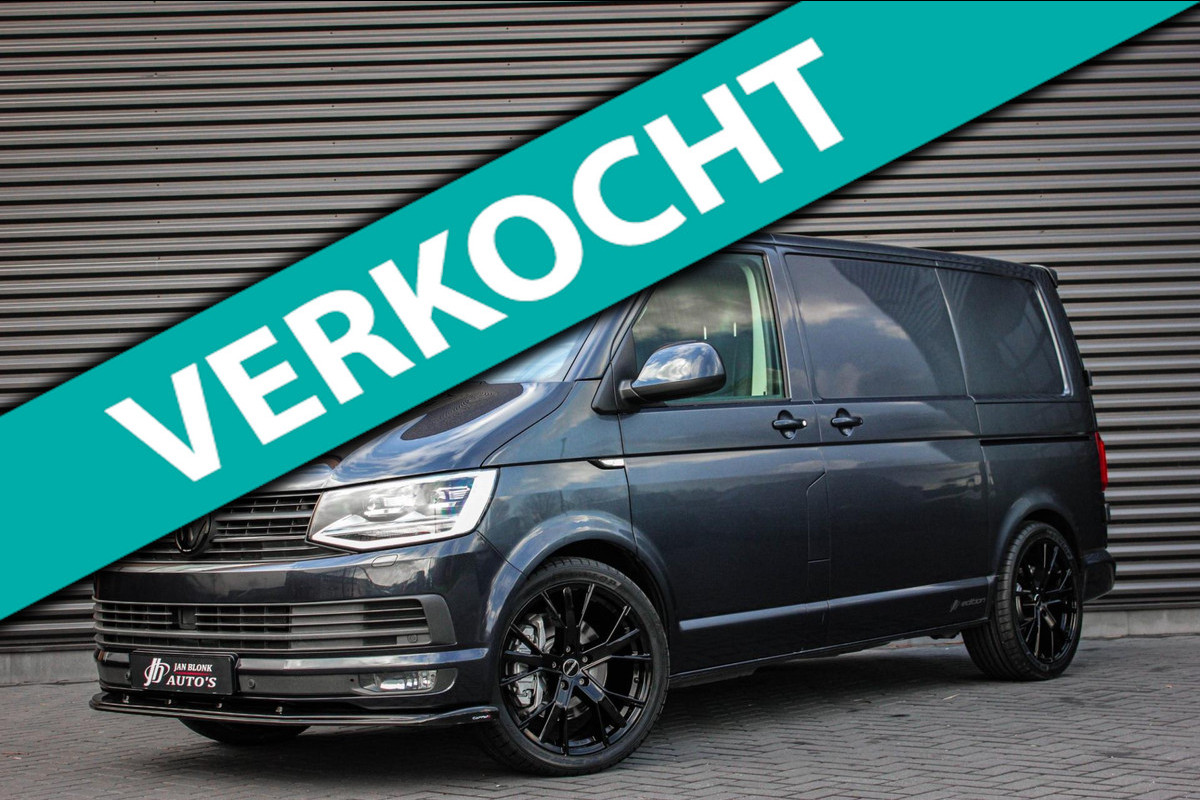 Volkswagen Transporter 2.0 TDI L1H1 4Motion Highline 199PK BLEU METALLIC / LEDEREN BEKLEDING / VERLAGING / NAVIGATIE / 3-ZITS Volkswagen Transporter 2.0 TDI L1H1 4Motion Highline 199PK BLEU METALLIC / LEDEREN BEKLEDING / VERLAGING / NAVIGATIE / 3-ZITS