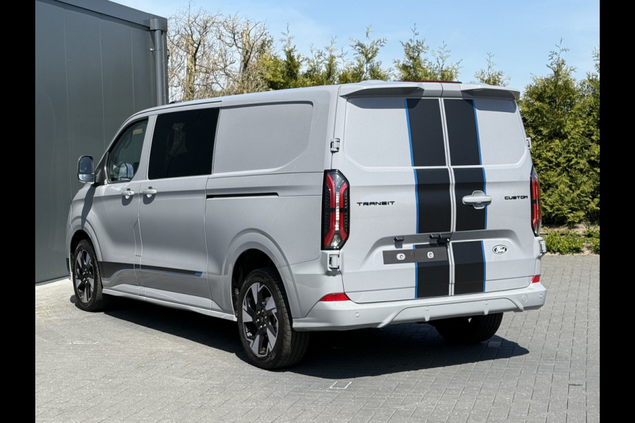 Ford Transit Custom 2.0 TDCI 170 PK AUTOMAAT / L2H1 / Limited Sport / 6 PERS DUBBEL CABINE / 2x SCHUIFDEUR / CAMERA / 6 PERSOONS