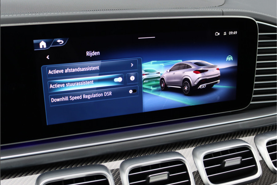 Mercedes-Benz GLE Coupé AMG 53 4MATIC+ Premium+ Aut9 | Airmatic | Distronic+ | Panoramadak | Massage | Trekhaak | Vlakkenverwarming | HUD | Carbon | Schakelbare Uitlaat | Stoelventilatie | Luchtkwaliteitspakket |