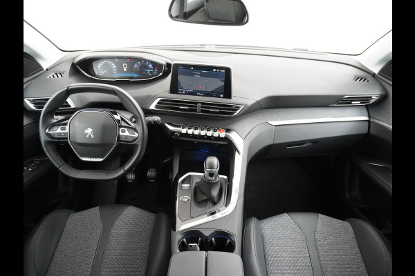 Peugeot 3008 T131PK Blue Premium Apple Carplay Android Auto 360°Camera Lmv 19" Cruise Control Navi Ecc Pdc Dab Regen-Lichtsensor Keyless Led Privacy Glas Visio park 1 Draadloze telefoonlader Rijstrooksensor Verkeersbord detectie Pack City Origineel Nederlandse Auto