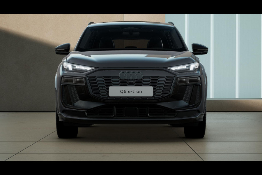 Audi Q6 e-tron S edition 83 kWh Tech Pro, panoramadak, leder interieur, privacy glas, adapaptive air suspension, omgevingscamara's, key-less entry, adaptive cruise control