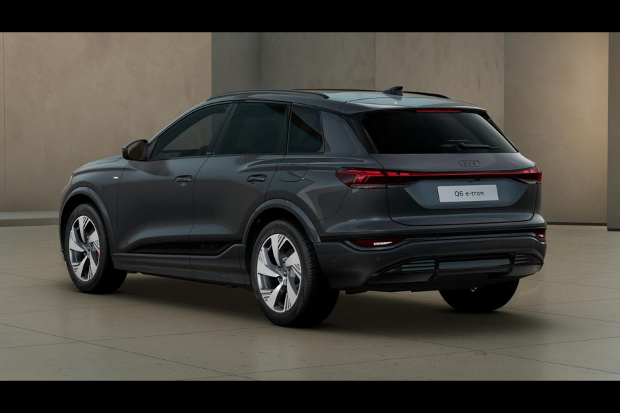 Audi Q6 e-tron S edition 83 kWh Tech Pro, panoramadak, leder interieur, privacy glas, adapaptive air suspension, omgevingscamara's, key-less entry, adaptive cruise control
