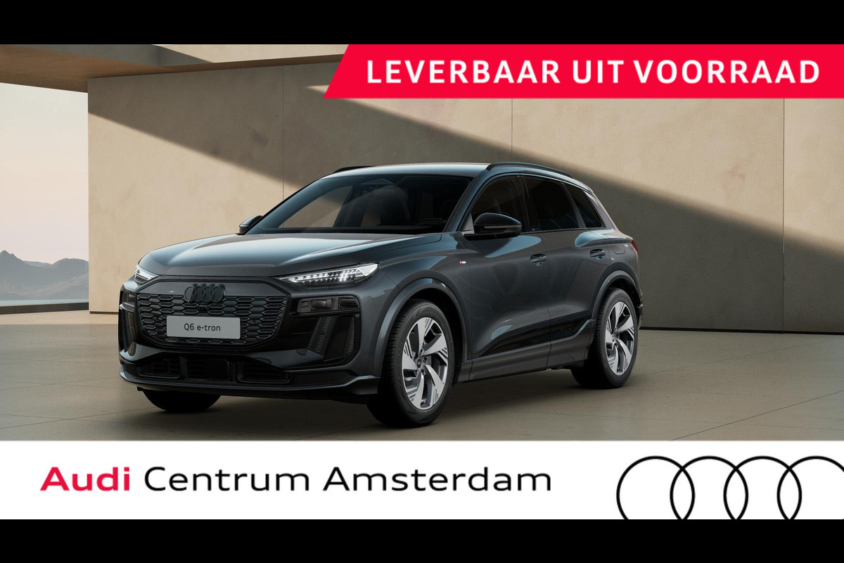 Audi Q6 e-tron S edition 83 kWh key-less entry, adapative cruise control, omgevingscamera's Audi Q6 e-tron S edition 83 kWh key-less entry, adapative cruise control, omgevingscamera's