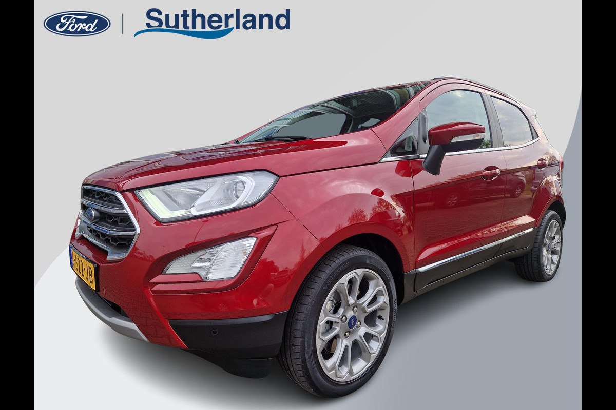Ford EcoSport 1.0 EcoBoost Titanium Design Pack | Navigatie +B&O | Afn Trekhaak | Winterpack |1e Eigenaar Ford EcoSport 1.0 EcoBoost Titanium Design Pack | Navigatie +B&O | Afn Trekhaak | Winterpack |1e Eigenaar