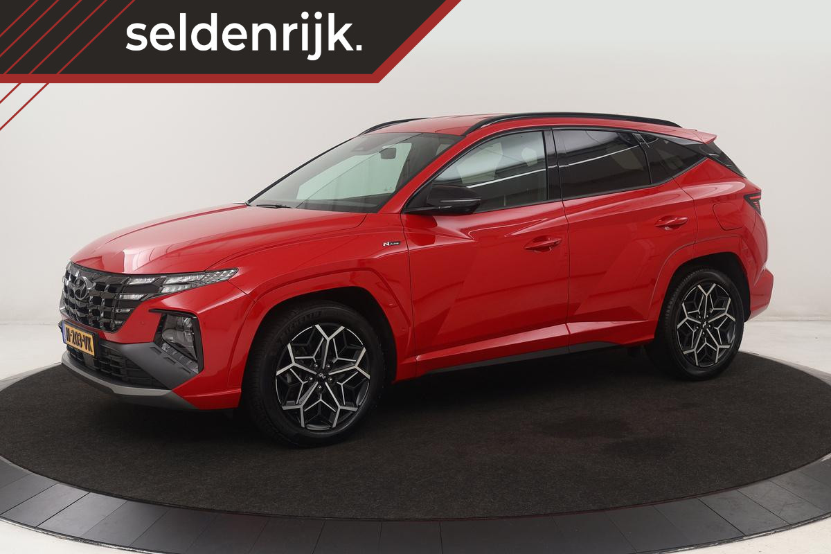 Hyundai Tucson 1.6 T-GDI HEV N Line | Stoelventilatie | Trekhaak | 360 camera | Alcantara | Adaptive cruise | Carplay | Full LED Hyundai Tucson 1.6 T-GDI HEV N Line | Stoelventilatie | Trekhaak | 360 camera | Alcantara | Adaptive cruise | Carplay | Full LED