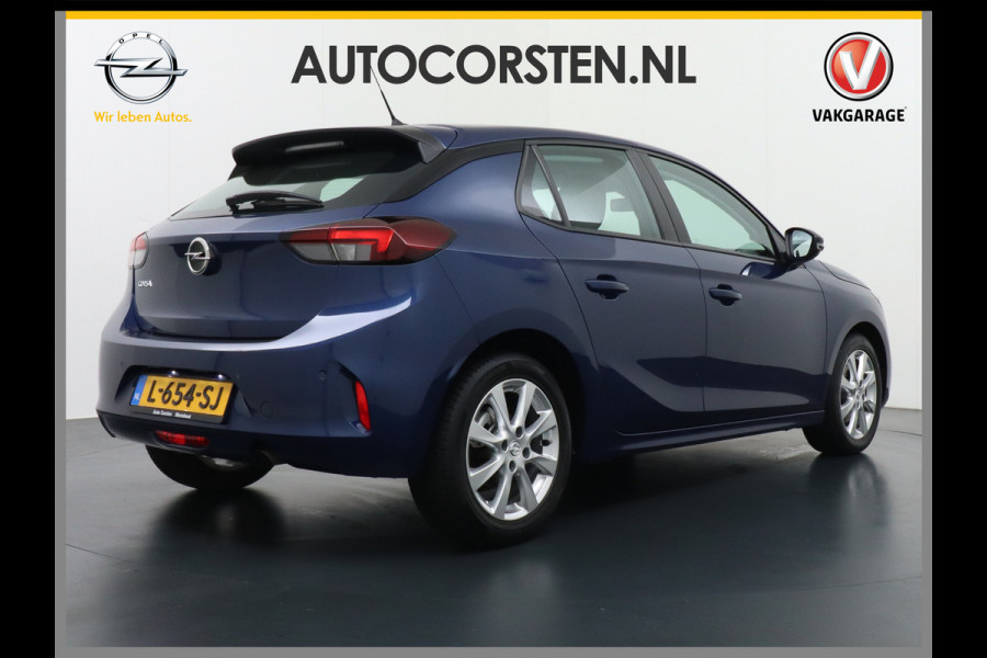 Opel Corsa 1.2T 101PK 5Drs Edition Apple Carplay Android Auto Navi* Airco Cruise Control Lmv 16" Pdc Lane Assist Lichtsensor Verkeersbord detectie Esp Bleutooth (*Navi via app)