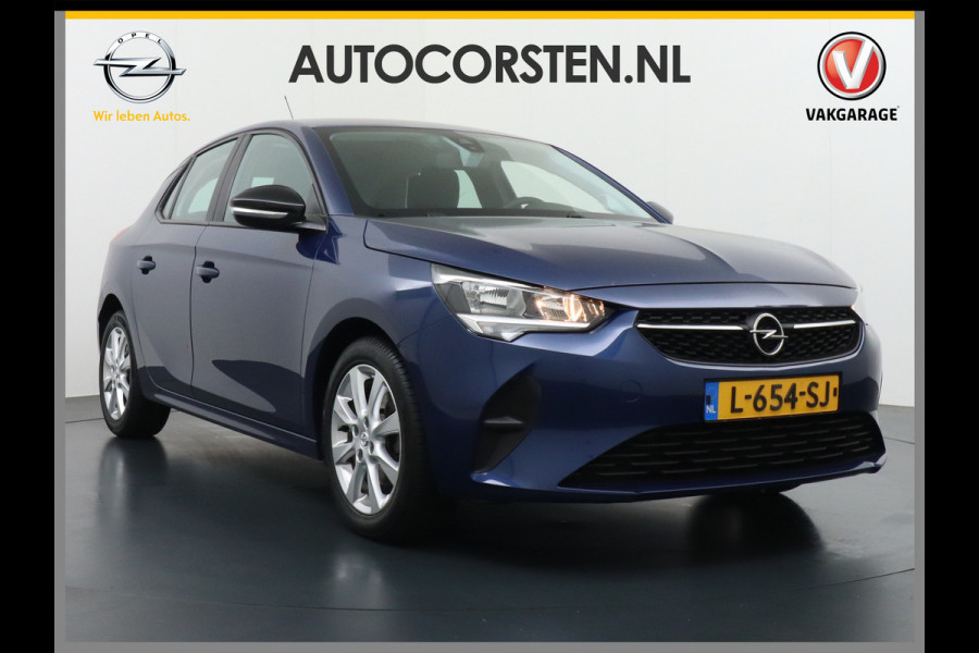 Opel Corsa 1.2T 101PK 5Drs Edition Apple Carplay Android Auto Navi* Airco Cruise Control Lmv 16" Pdc Lane Assist Lichtsensor Verkeersbord detectie Esp Bleutooth (*Navi via app)