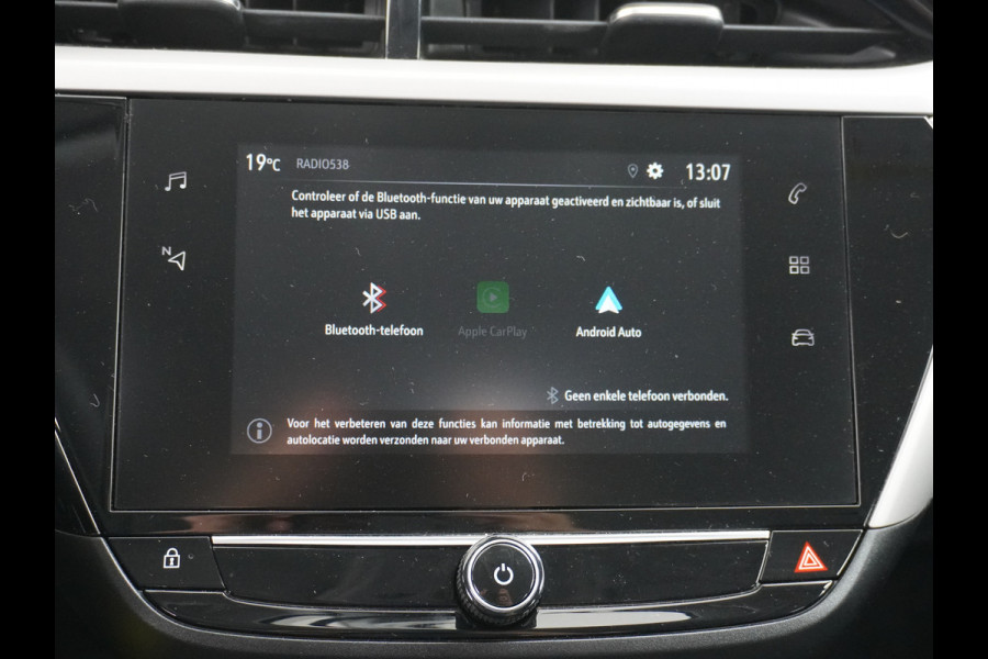 Opel Corsa 1.2T 101PK 5Drs Edition Apple Carplay Android Auto Navi* Airco Cruise Control Lmv 16" Pdc Lane Assist Lichtsensor Verkeersbord detectie Esp Bleutooth (*Navi via app)