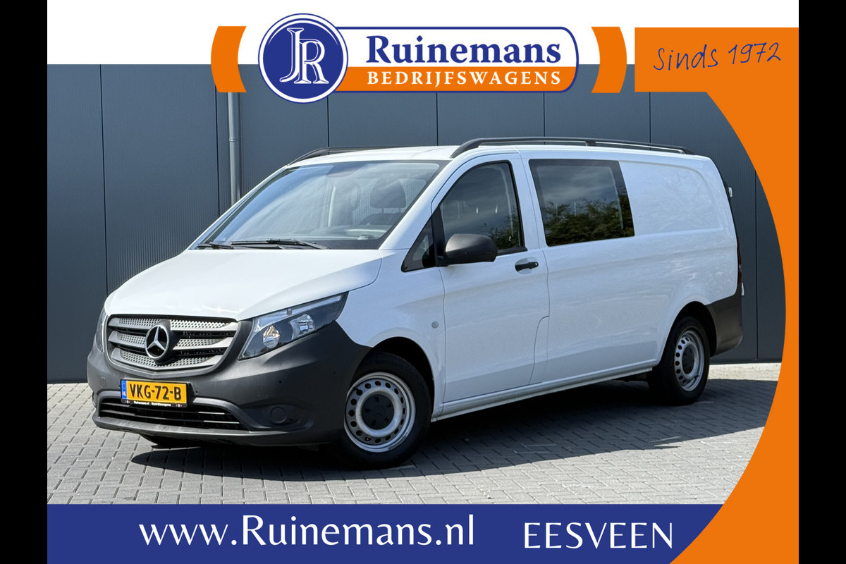 Mercedes-Benz Vito 116 CDI 164 PK / **18.900 KM**/ L3H1 / DUBBELE CABINE / AIRCO / CRUISE / CAMERA / TREKHAAK Mercedes-Benz Vito 116 CDI 164 PK / **18.900 KM**/ L3H1 / DUBBELE CABINE / AIRCO / CRUISE / CAMERA / TREKHAAK