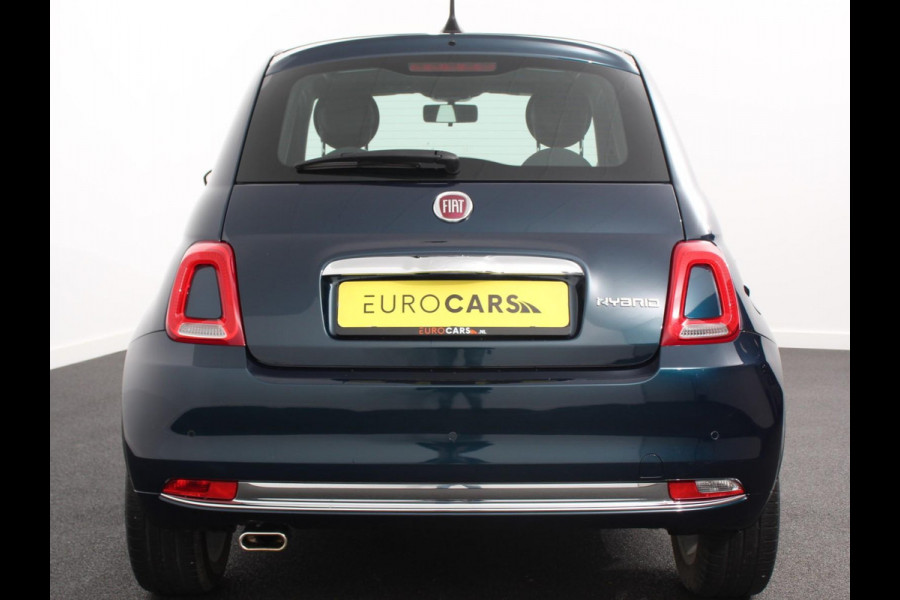 Fiat 500 1.0 Hybrid Dolcevita Finale Panorama dak Climate Control Cruise Control Navigatie Apple Carplay/Android Auto Dab Digitale Cockpit Parkeer Sensoren  Lichtmetalen Velgen Led